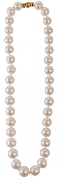 Collar perlas australianas en disminución de 14,5 a 11,5 mm de diámetro con...